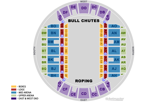 Ms Coliseum Seating Chart For Rodeo